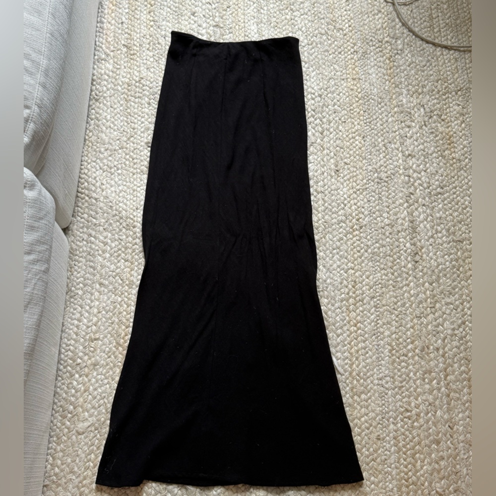 Princess Polly Black Long Skirt